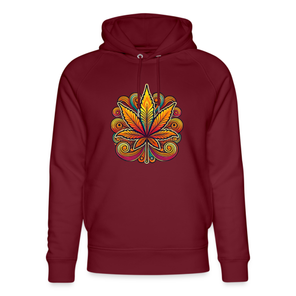 Unisex Bio-Hoodie von Stanley & Stella - Psychedelic Leaf