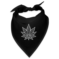 Bandana - Monochrome Leaf Bandana