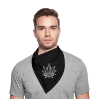 Bandana - Monochrome Leaf Bandana