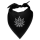 Bandana - Monochrome Leaf Bandana