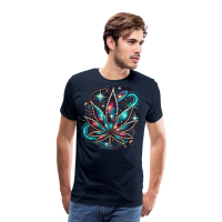 Männer Premium T-Shirt - Weed Galaxy