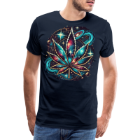 Männer Premium T-Shirt - Weed Galaxy