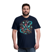 Männer Premium T-Shirt - Weed Galaxy