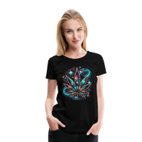 Frauen Premium T-Shirt - Weed Galaxy