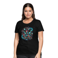 Frauen Premium T-Shirt - Weed Galaxy